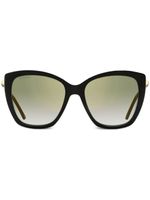 Jimmy Choo Eyewear lunettes de soleil Rose à monture papillon - Noir - thumbnail