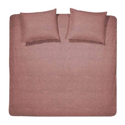 Cinderella Lyn Dekbedovertrek - 2-persoons (200x200/220 Cm + 2 Slopen) - Katoen - Dusty Rose