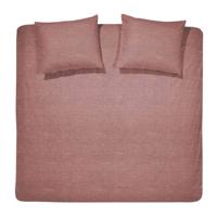 Cinderella Lyn Dekbedovertrek - 2-persoons (200x200/220 Cm + 2 Slopen) - Katoen - Dusty Rose
