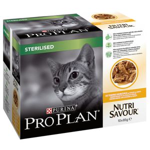 Purina Pro Plan Sterilised maintenance kat natvoer 10x85g