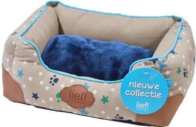 Lief! Divan Hondenmand Boys - 40 Cm (L) X 30 Cm (B) Lief! Divan Hondenmand Boys - 40 Cm (L) X 30 Cm (B)
