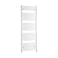 Handdoekradiator Sapho Aqualine Radiators Gebogen 170x75 cm Wit Sapho