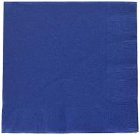 Amscan 51015.74 Luncheon Napkins Party-accessoires, papier, blauw