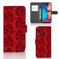 Samsung Galaxy A30 Hoesje Red Roses