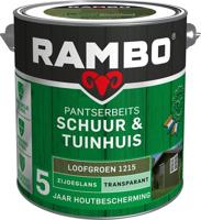 Rambo Pantserbeits Schuur & Tuinhuis Zijdeglans Transparant - 2,5 liter Loofgroen