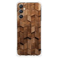 Stevig Telefoonhoesje voor Samsung Galaxy A05s Wooden Cubes - thumbnail