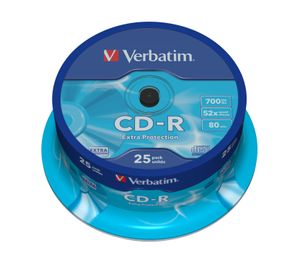 Verbatim CD-R Extra Protection 700 MB 52x 25 stuk(s)