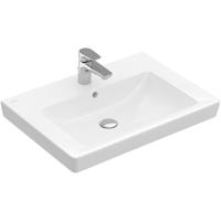 Villeroy & Boch Subway 2.0 wastafel geslepen 65x47cm met kraangat met overloop wit 7113KG01