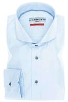 Ledȗb Slim Fit Overhemd blauw, Effen