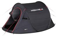 High Peak Werptent Vision 3, pop-up tent voor 3 personen, festivaltent vrijstaand, superlichte snelopening, 2000 mm waterdicht, ventilatiesysteem, muggenbescherming, 235 x 180 x 100 cm