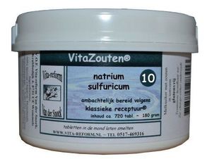 Natrium sulfuricum VitaZout nr. 10