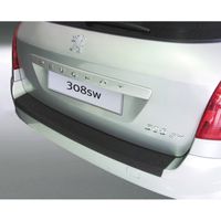 Bumper beschermer passend voor Peugeot 308 SW Zwart GRRBP295