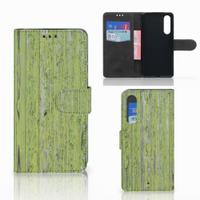 Huawei P30 Book Style Case Green Wood