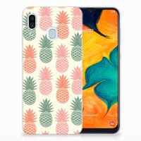 Samsung Galaxy A30 Siliconen Case Ananas