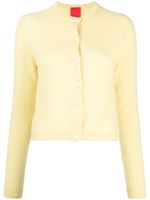 Cashmere In Love Faye fine-knit cardigan - Jaune