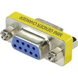 Renkforce Serieel Adapter [1x D-sub bus 9-polig - 1x D-sub bus 9-polig] Geel