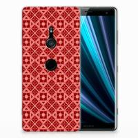 Sony Xperia XZ3 TPU bumper Batik Rood