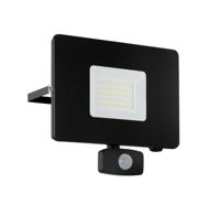 Eglo Ledspot Faedo 3 - 50w met bewegingssensor zwart 97463