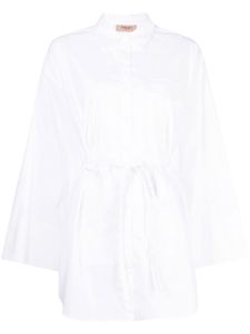 TWINSET chemise à taille nouée - Blanc