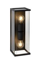 Lucide CLAIRE - Wandlamp Buiten - 2xE27 - IP54 - Antraciet - thumbnail