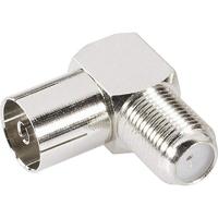 BKL Electronic 403137 0403137 Adapter Coax F-aansluiting, 3 stuks