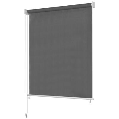 vidaXL Rolgordijn voor buiten 300x230 cm antracietkleurig