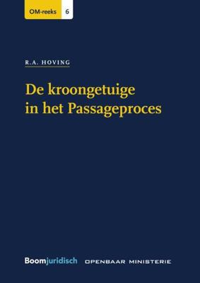De kroongetuige in het Passageproces - R.A. Hoving - Paperback (9789462906617)