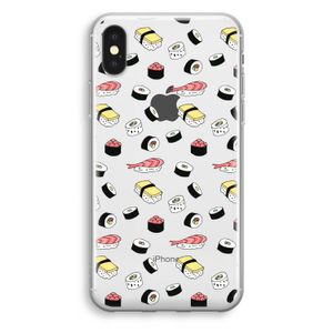 Sushi time: iPhone X Transparant Hoesje