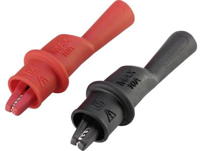 VOLTCRAFT MSK-111 Krokodillenklem Stekker 2 mm CAT III 1000 V, CAT IV 600 V Zwart, Rood VOLTCRAFT MSK-111 Krokodillenklem Stekker 2 mm CAT III 1000 V, CAT IV 600 V Zwart, Rood