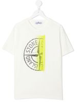 Stone Island Junior t-shirt en coton à motif Compass - Blanc - thumbnail