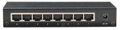 Intellinet 8-Port Fast Ethernet Office Switch Fast Ethernet (10/100) Zwart Intellinet 8-Port Fast Ethernet Office Switch Fast Ethernet (10/100) Zwart