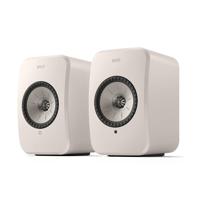 KEF LSX II LT Wireless-boekenplankluidsprekers | Muziek | Tv en Home Cinema | Gamen | HDMI ARC | USB-C | Bluetooth | AirPlay 2 | Chromecast | Spotify (Wit)