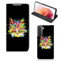 Samsung Galaxy S21 Magnet Case Cat Color - thumbnail