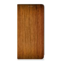 Samsung Galaxy A21s Book Wallet Case Donker Hout