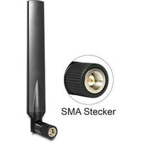 Delock 88451 LTE-antenne SMA-stekker 1 - 4 dBi omnidirectioneel met kantelscharnier zwart