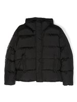 DSQUARED2 KIDS veste matelassée à logo imprimé - Noir