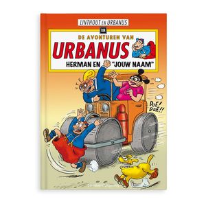 Persoonlijk stripboek met naam en foto - De avonturen van Urbanus &apos;Herman & Hermien&apos; (Hardcover)