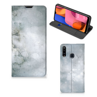 Bookcase Samsung Galaxy A20s Painting Grey - thumbnail