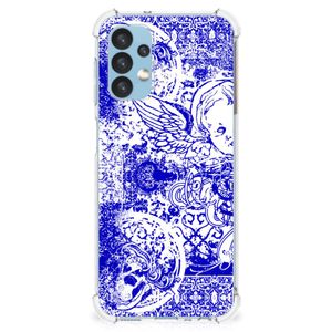 Extreme Case Samsung Galaxy A13 (4G) Angel Skull Blauw