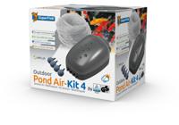 Superfish Pond Air Kit 4 - Vijver Beluchtingsset 600L/u, 8W, 4 Uitg. + 25m Slang & Luchtstenen