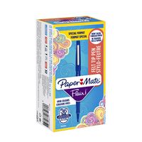 Fineliner Paper Mate Flair 0.7mm valuepack ÃƒÆ'Ã‚Â¡ 36 stuks blauw - thumbnail