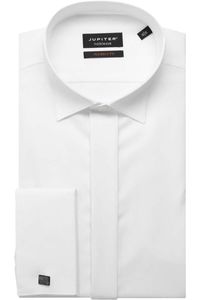 Jupiter Modern Fit Gala shirt wit, Effen