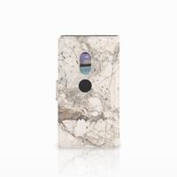 Sony Xperia XZ2 Bookcase Marmer Beige