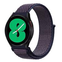 By Qubix - Sport Loop nylon bandje - Navy/donkerpaars gemêleerd - Compatible met Xiaomi Mi Watch/Compatible met Xiaomi Watch S1 / S1 Pro / S1 Active/Watch S2 - Compatible Xiaomi bandje