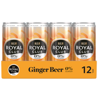Royal Club 0% Suiker Ginger Beer 12 x 250ML bij Jumbo