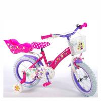 Disney Minnie Mouse Bow-Tique kinderfiets 14 inch Roze / Paars