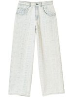 Marc Jacobs jean ample The Monogram - Gris