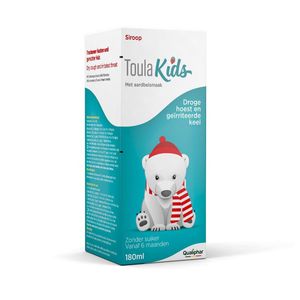 Toulakids Droge Hoest en Prikkelhoest Hoestsiroop 180ml