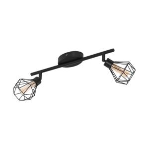 Eglo Zwarte plafondlamp Zapata 1 2-lichts 32766