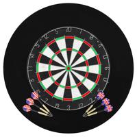 VidaXL Dartbord professioneel met 6 darts en surround sisal